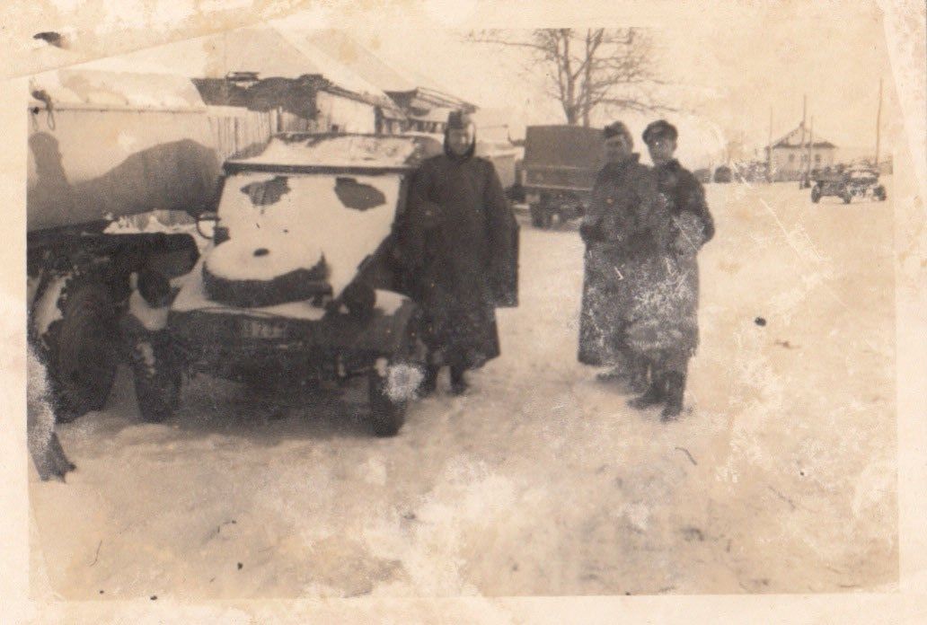 Foto 2.WK - VW Kübelwagen im Schnee