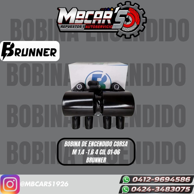 BOBINA DE ENCENDIDO CORSA M 1.4-1.6 4CIL 01-06 LISA