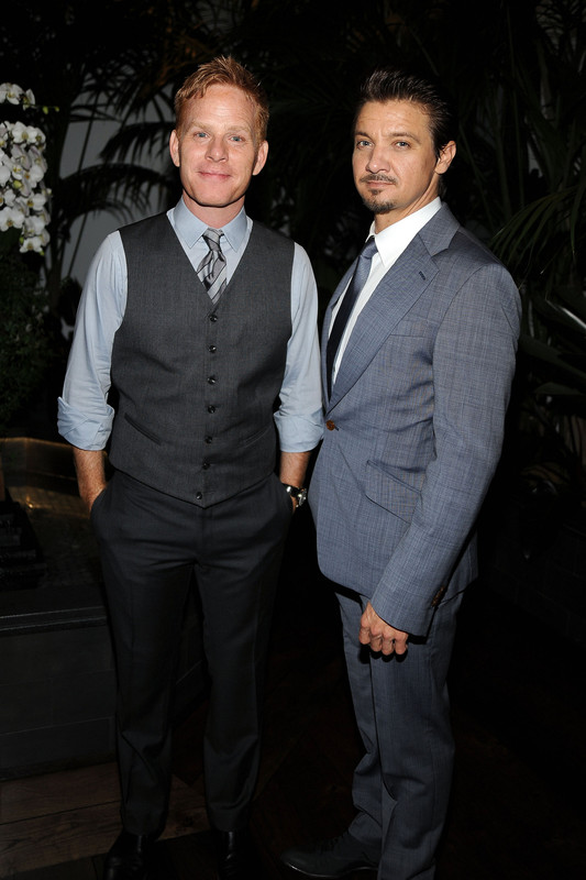 Photo of Jeremy Renner  & his friend Kristoffer Winters