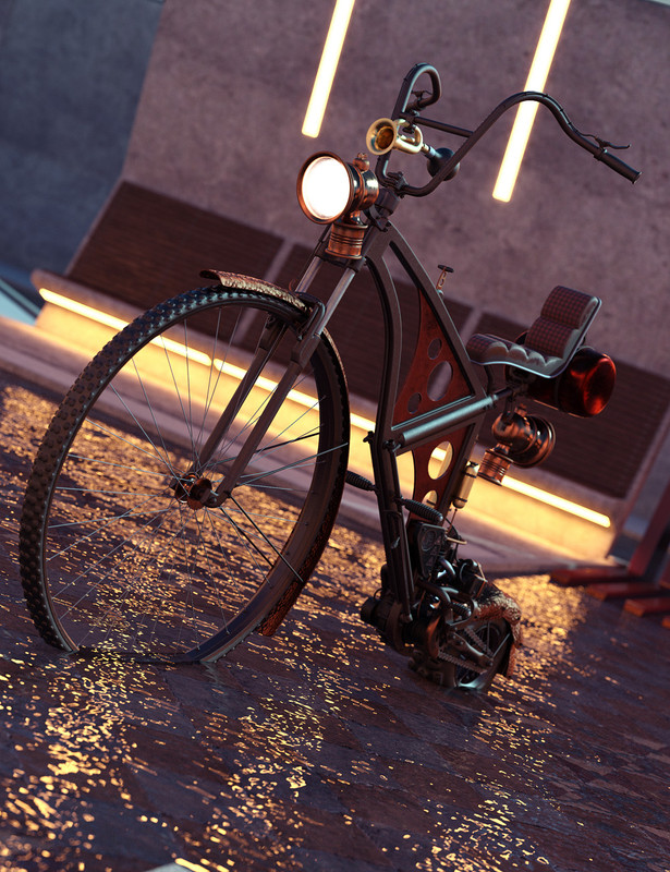 steampunkpennyfarthingbike00maindaz3d