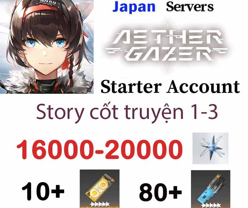 [JP] Aether Gazer Reroll Starter Japan Account