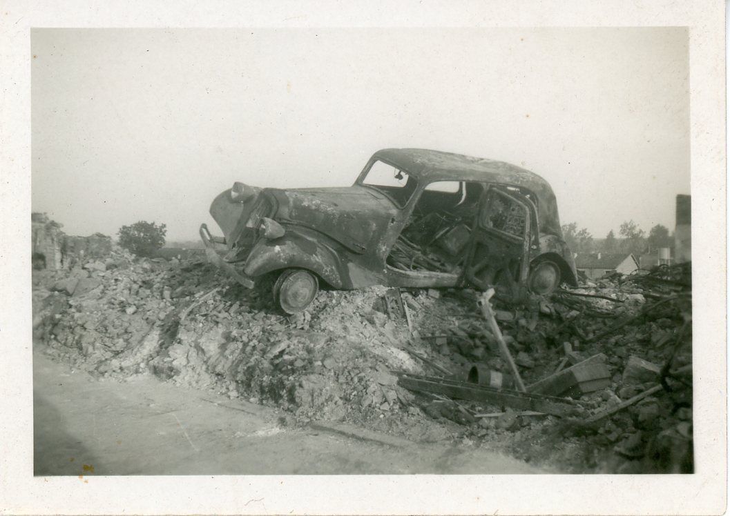 Kämpfe Frankreich PKW Auto Wagen Foto