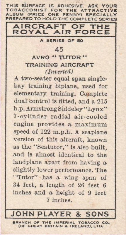 No 45 Aircraft of the RAF Corrected Back