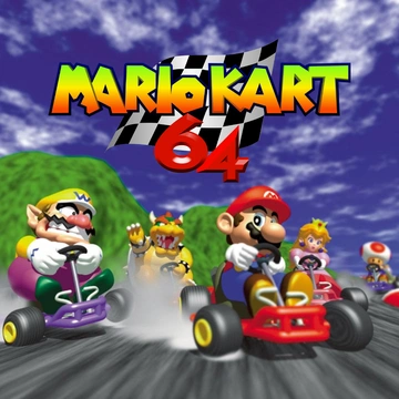 Mario Kart 64 box art