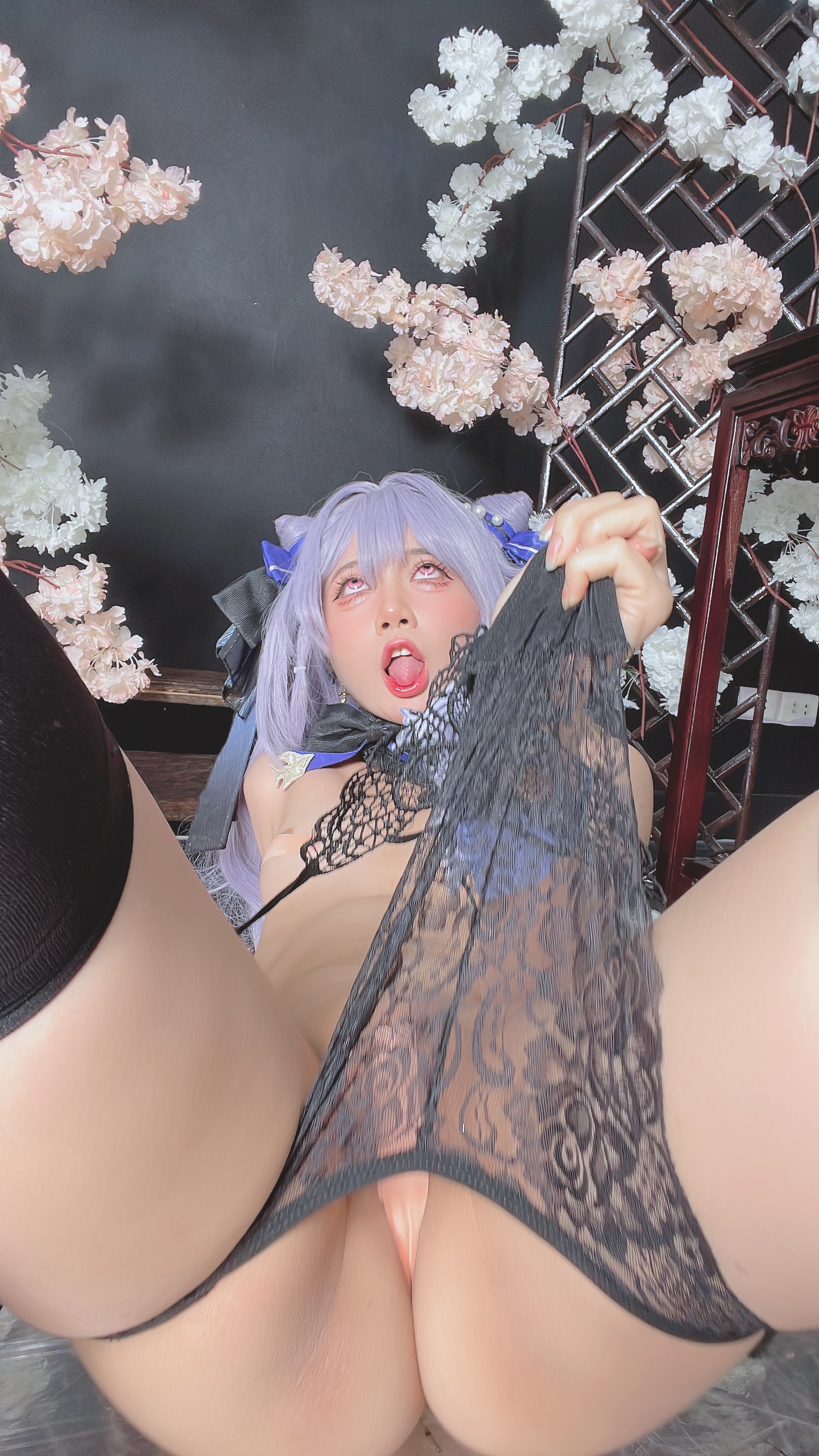 PoppaChan Keqing Cosplay (Genshin Impact) – 120 Photos 10 Videos 1.08GB插图