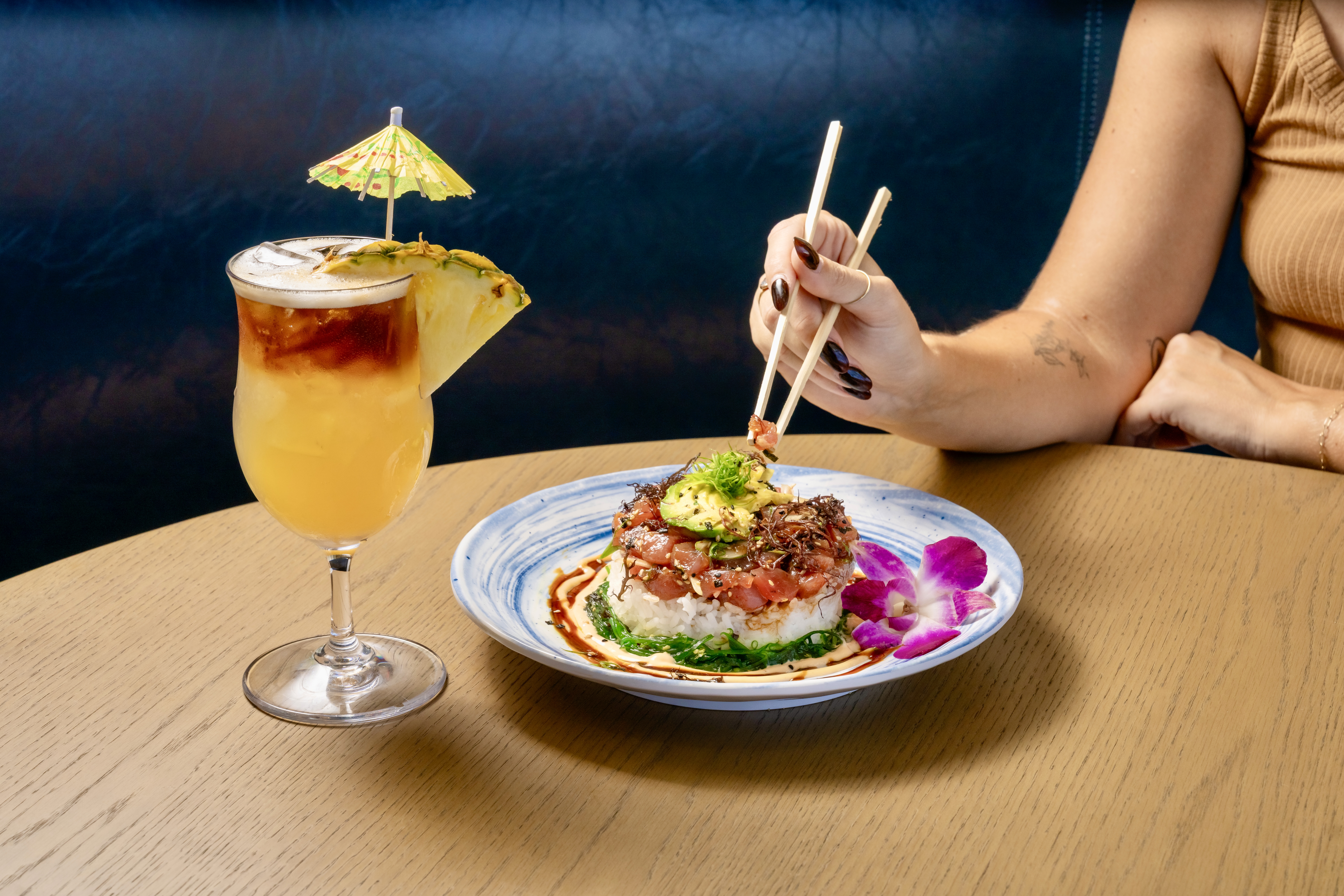 Poke and Mai Tai