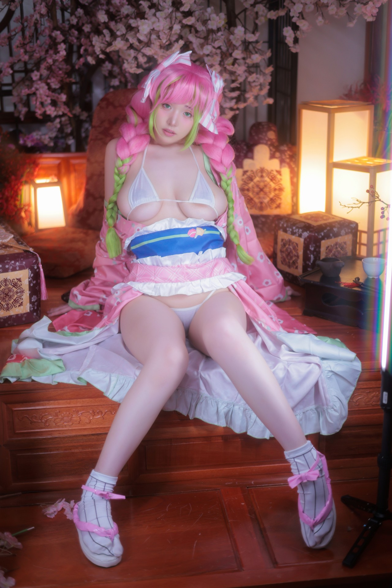 Yeon Woo (연우)，桃色心动！唯美日系场景里的梦幻COS美人插图1