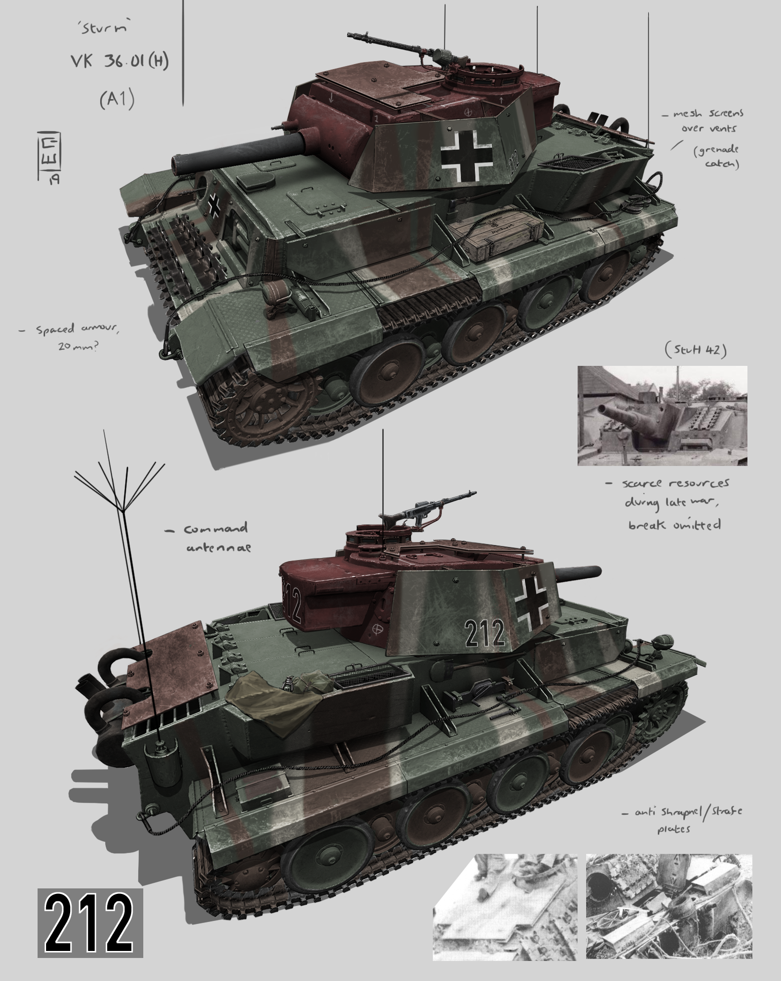 Sturm Vk 36 01 Concept Art Community Board Official Forum World Of Tanks Console
