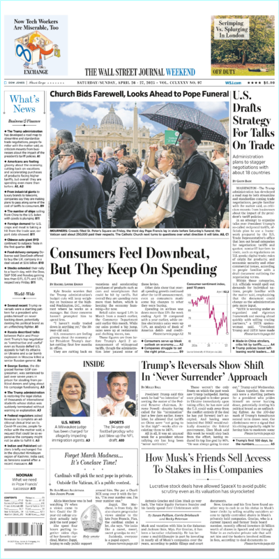 The Wall Street Journal Weekend April 26-27-2025