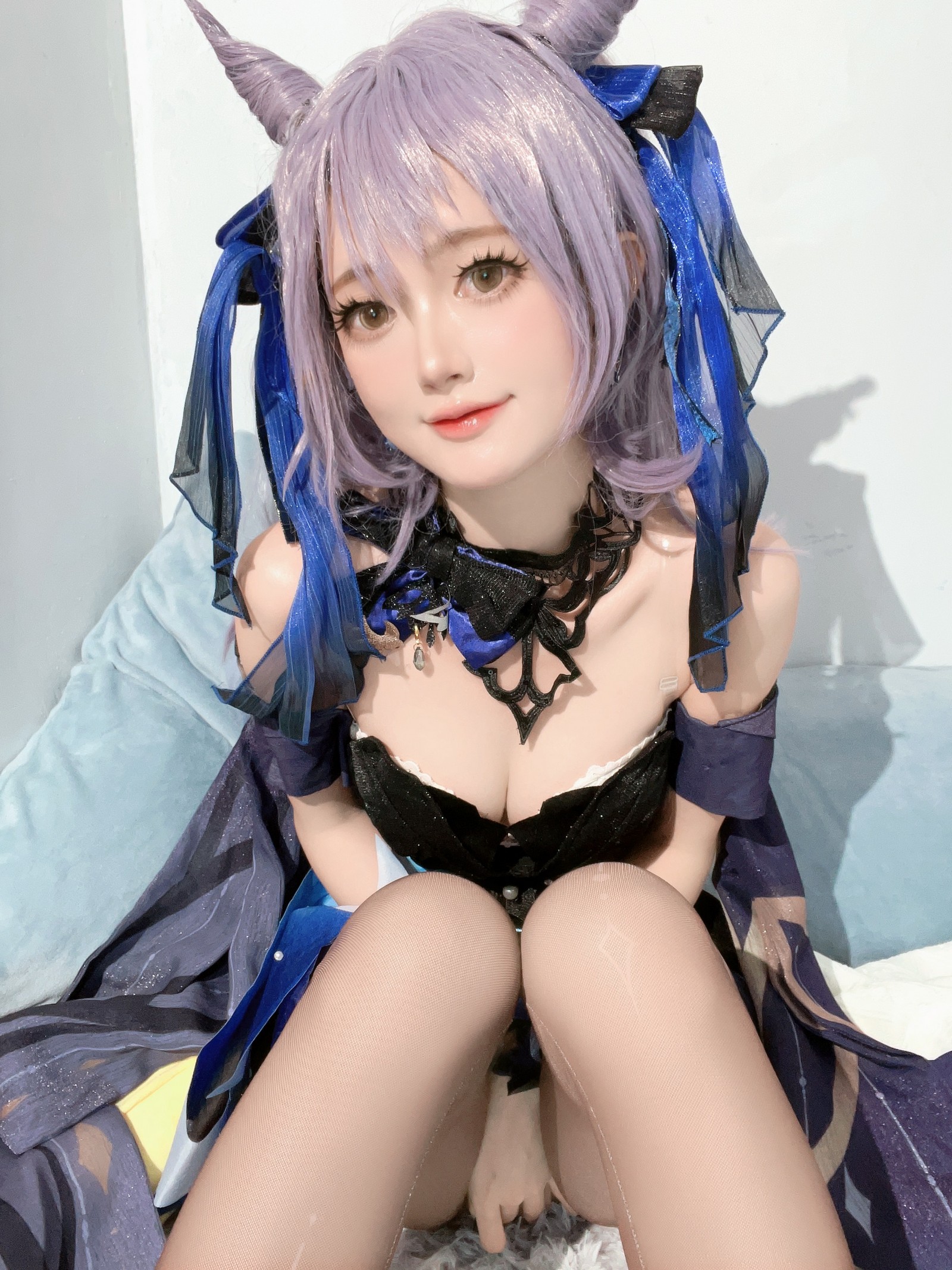 趴趴捣蛋陌 刻晴 Cosplay 写真合集｜原神人气角色 写真＋视频（92P＋1V｜677MB）插图7