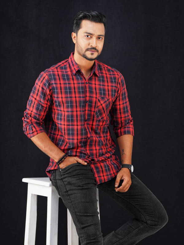 Mens Full Sleeve Check Shirt – Style, Comfort & Quality Combined!