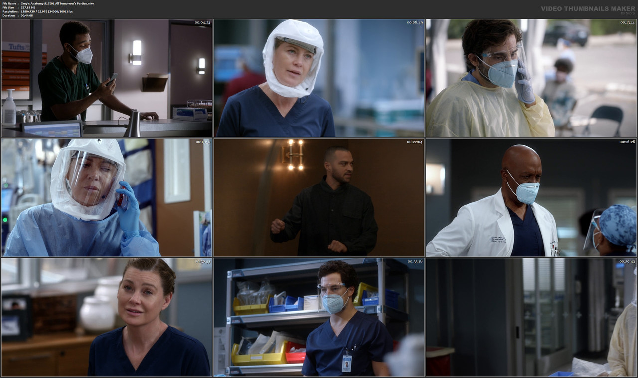 Grey's Anatomy S17E01 All Tomorrow's Parties.mkv