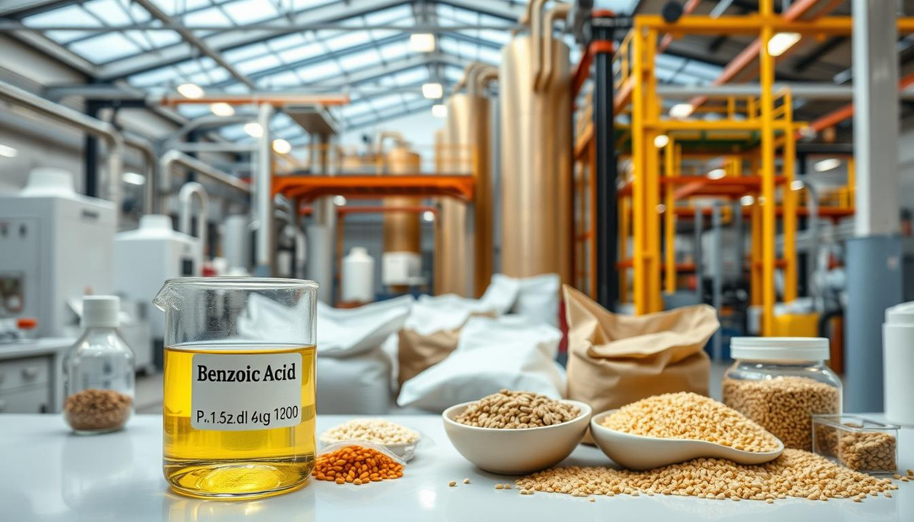 Бензойная кислота в качестве подкислителя и консерванта в комбикормах: повышение усвояемости и сохранности