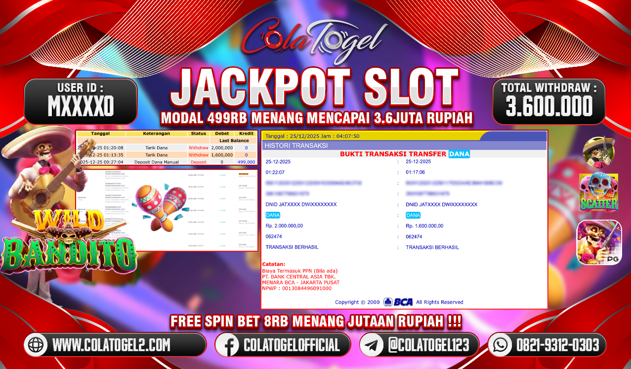 JACKPOT SLOT GACOR!!