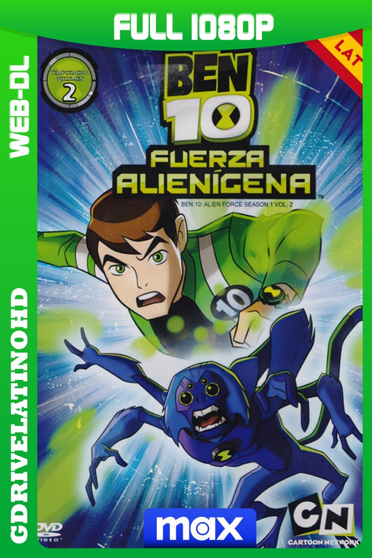 Ben 10: Fuerza Alienígena (2008-2009) Serie Completa [46/46] WEB-DL 1080p Latino-Inglés-Portugués