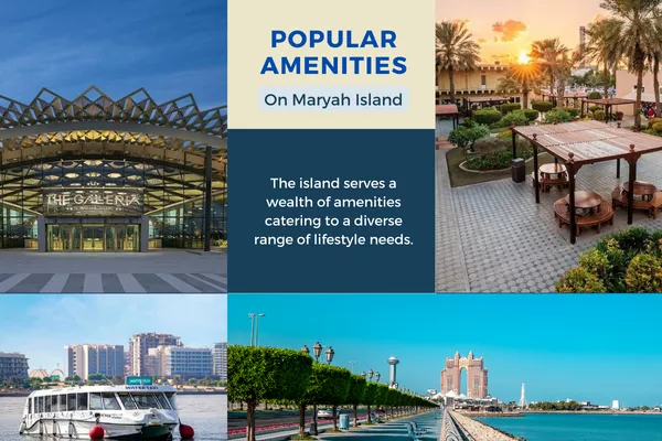 Amenities on Al Maryah Island Abu Dhabi