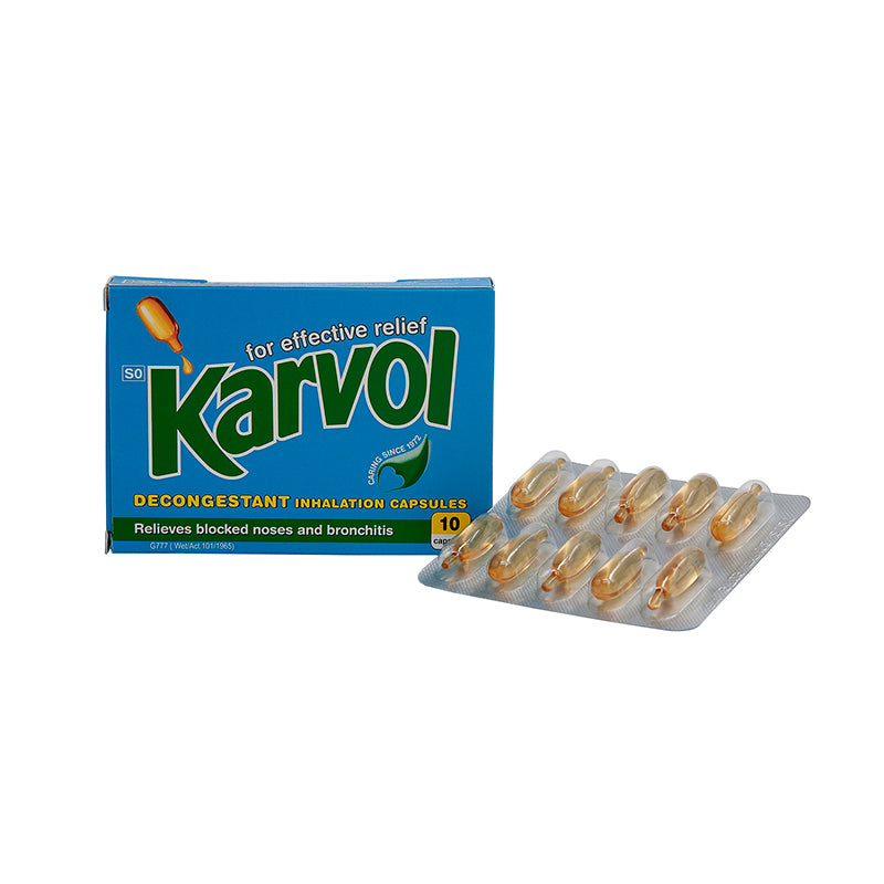 Karvol Caps 10`S