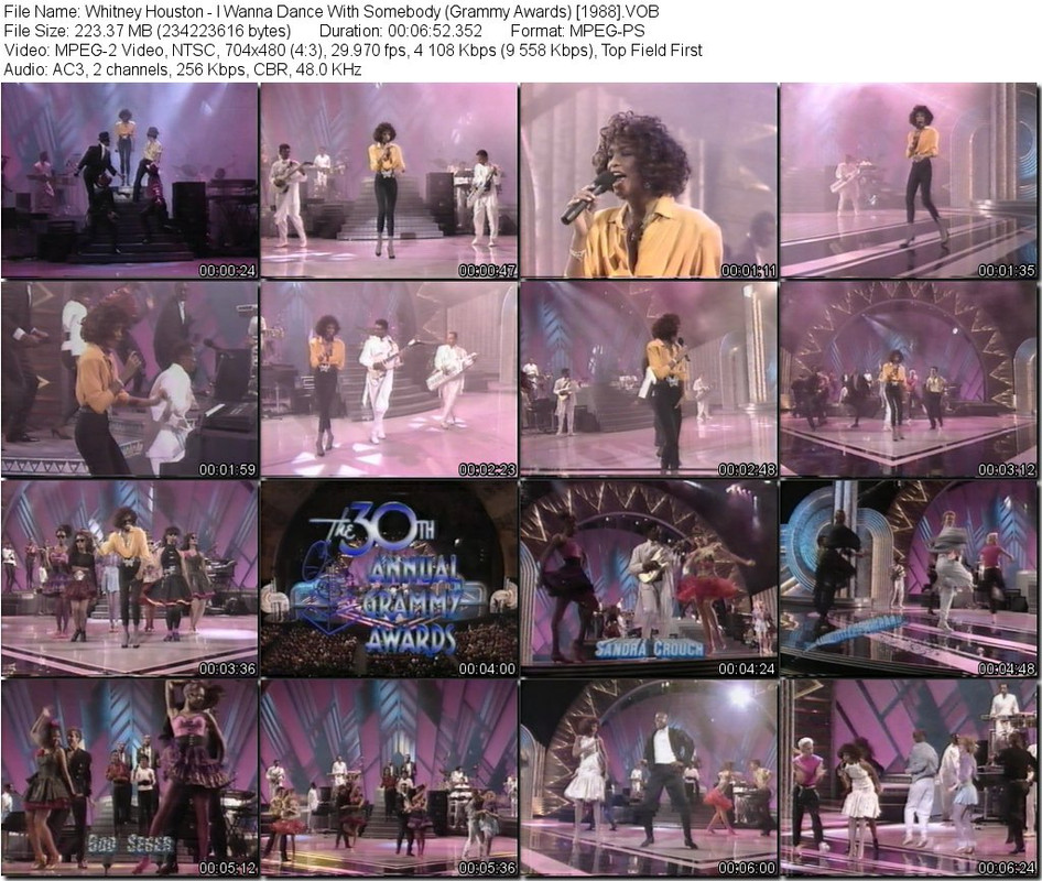 Whitney Houston - I Wanna Dance With Somebody (Grammy Awards) [1988].VOB_tn