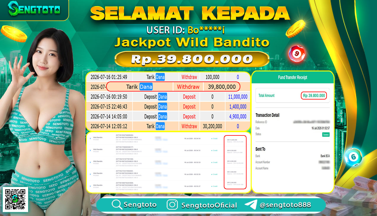 BUKTI PEMBAYARAN SLOT WILD BANDITO