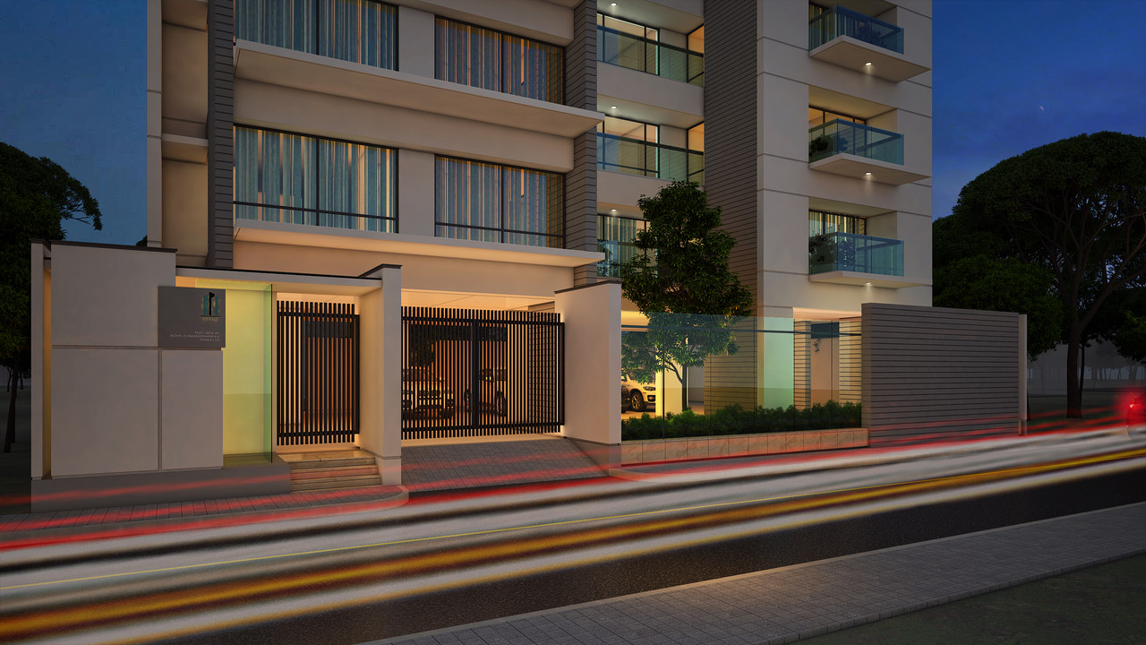 Illuminated Night Elevation 01