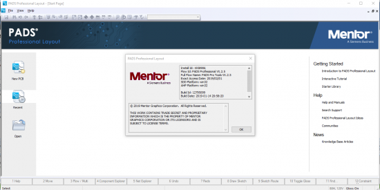 Mentor Graphics PADS Student/Pro VX.2.5 With Documents (2019) Mentor Graphics PADS Student/Pro VX.2.5 With Documents (2019)