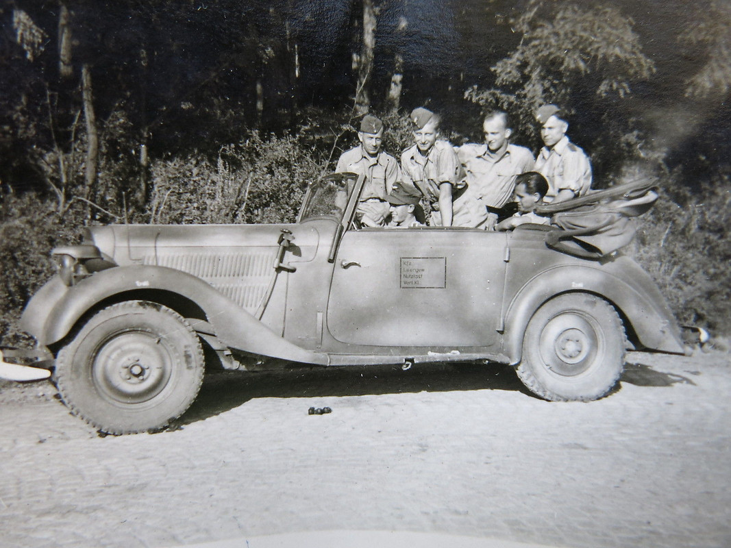WKII Foto Luftwaffe Südfront Cabriolet Coupe Cam