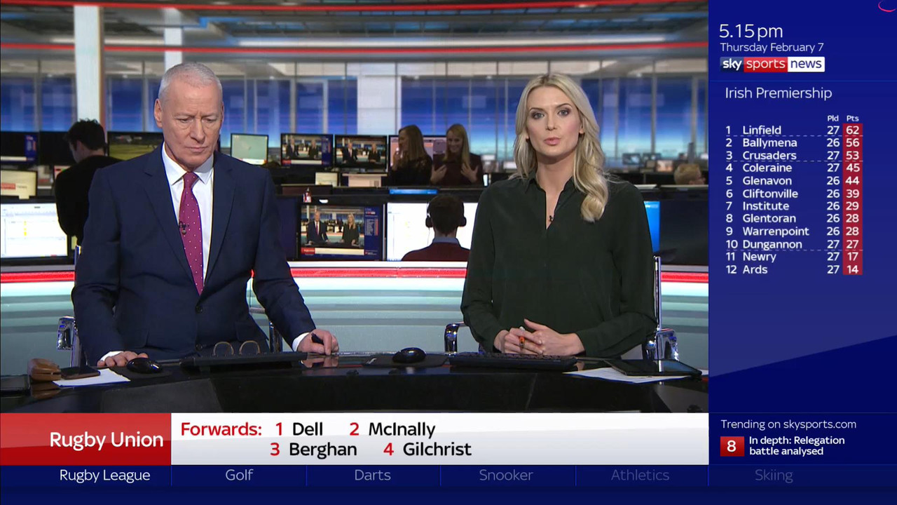 07 February - 17.00.00 - Sky Sports News At 5. A comprehensive r
