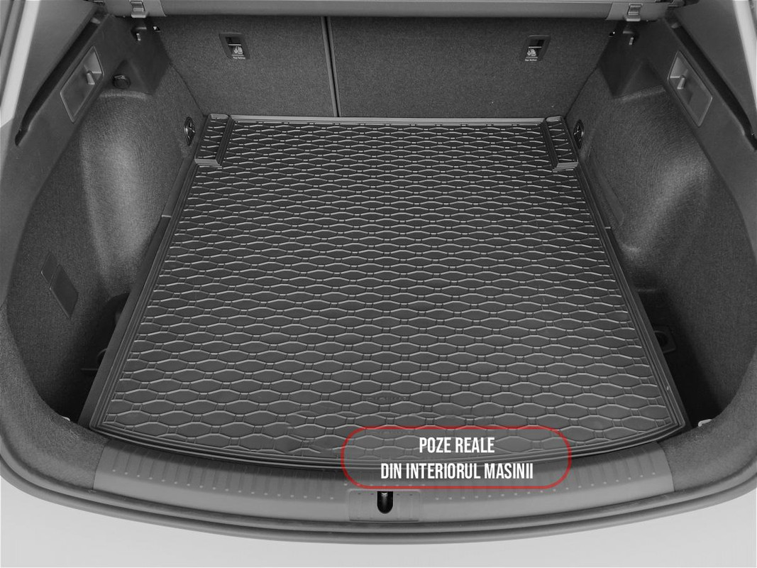 Tavita auto SEAT Leon ST 2020-prezent, protectie portbagaj, Cri-Flo, din cauciuc 100%, compatibil cu autoturismul SEAT Leon ST