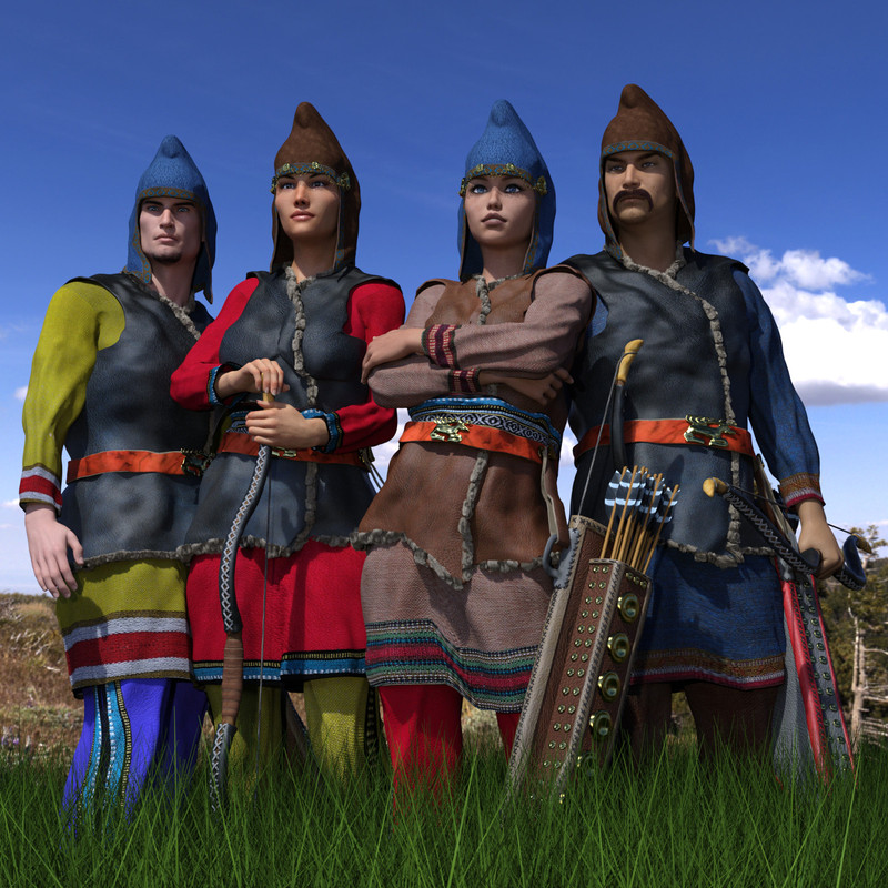 Scythian Archers for Genesis 3 and 8