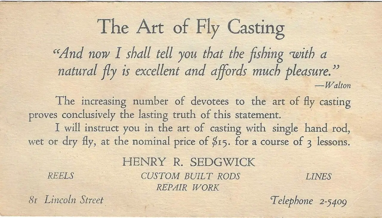 Single image - Sedgwick business card