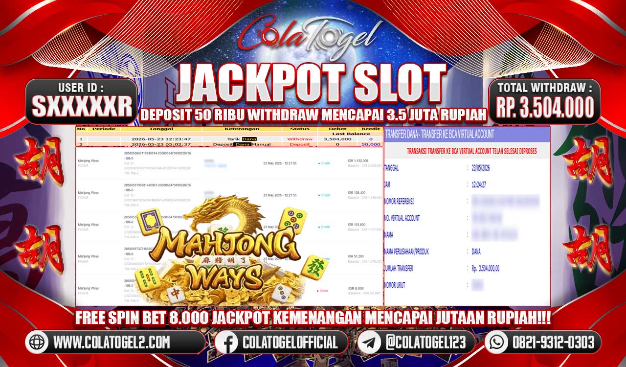 JACKPOT SLOT GACOR!!