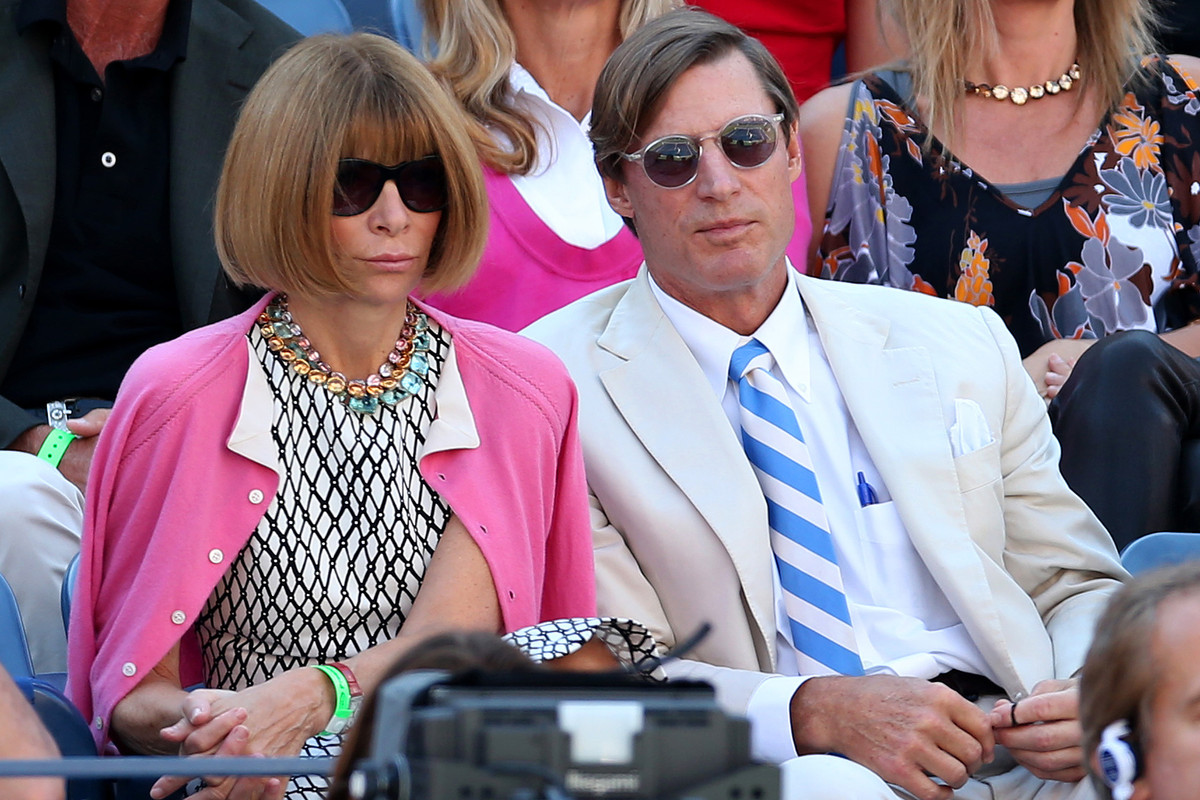 Anna Wintour with her husband Shelby Bryan