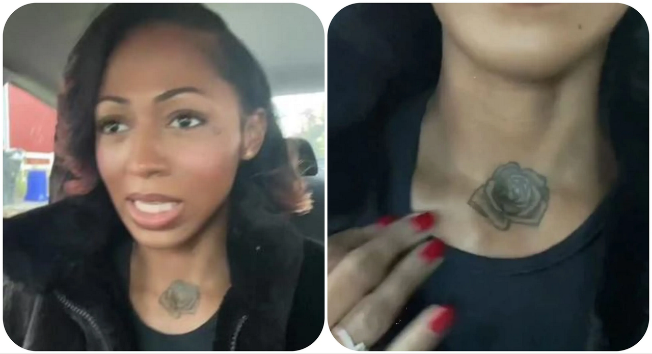 Pidió que le tatuaran una rosa y dice que le dejaron un repollo: video viral