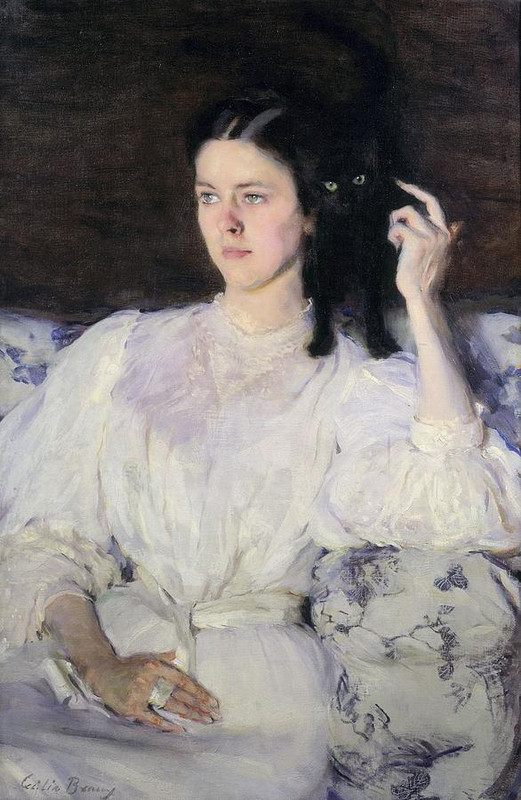 sita-and-sarita-or-young-girl-with-a-cat-1893-94-oil-on-canvas-cecilia-beaux