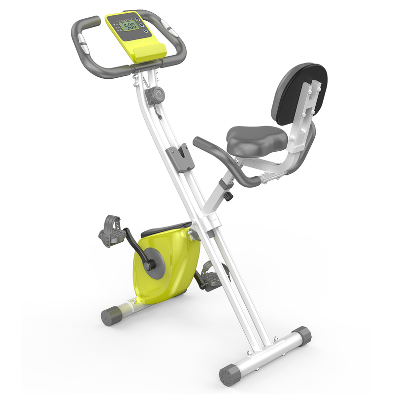 Cyclette reclinabile con schienale - RATTANTREE - con 8 livelli di resistenza regolabili - Verde