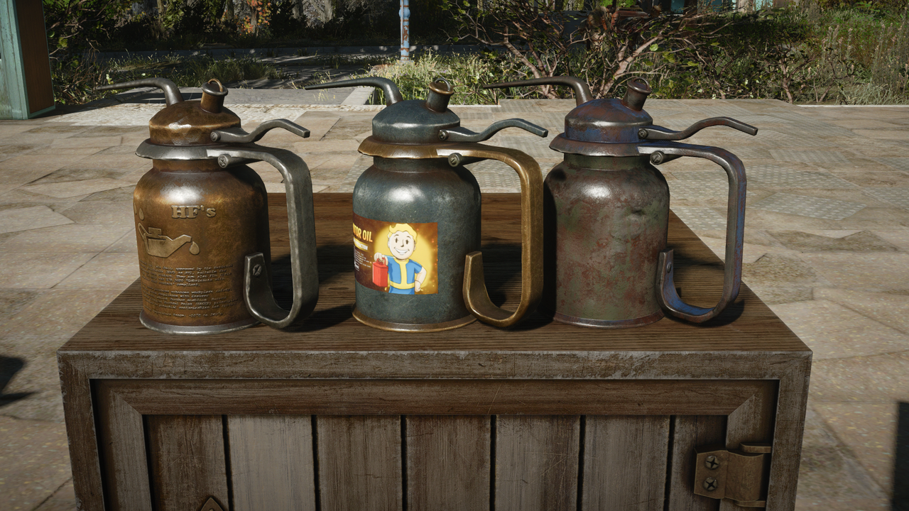 Fallout Can Wrapper HFs - Oil Cans All-in-One - remodel at Fallout 4 Nexus - Mods and community