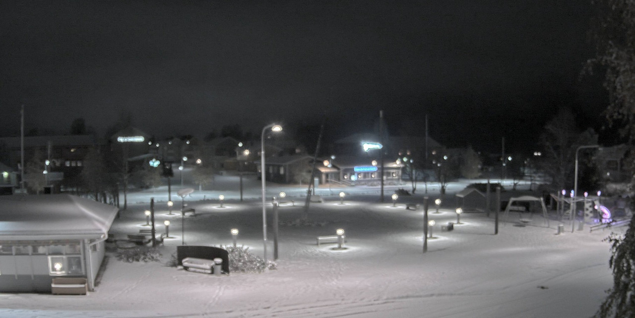 first snow pajala 21 10 2005