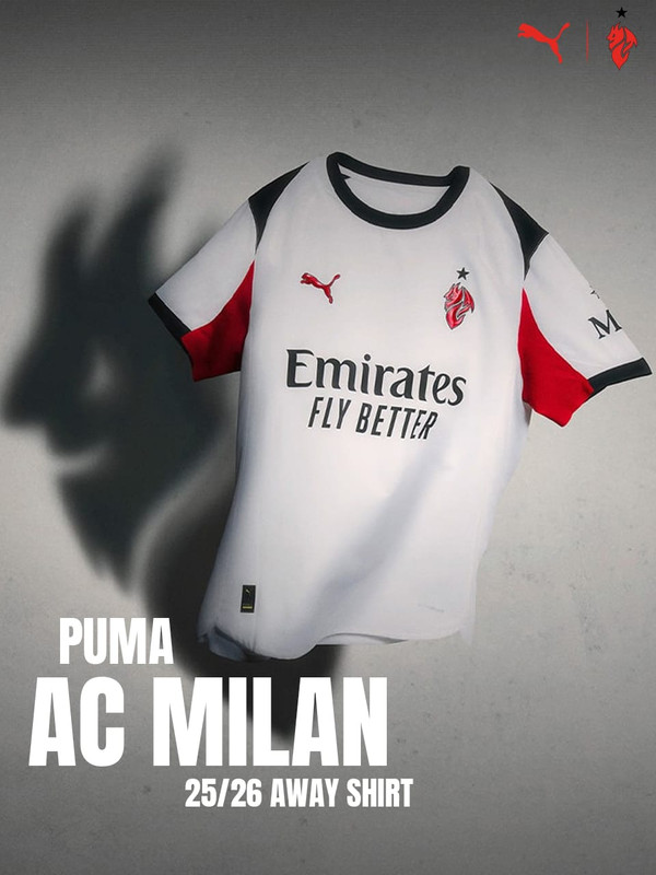 AC Milan 2025-26 Away Jersey Player Version