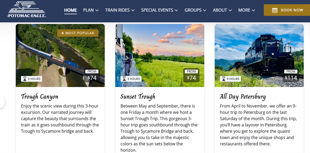 * Potomac Eagle Scenic Railroad * (1)