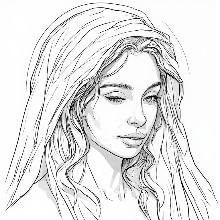Madonna-l-Line-drawing-natural-(58)