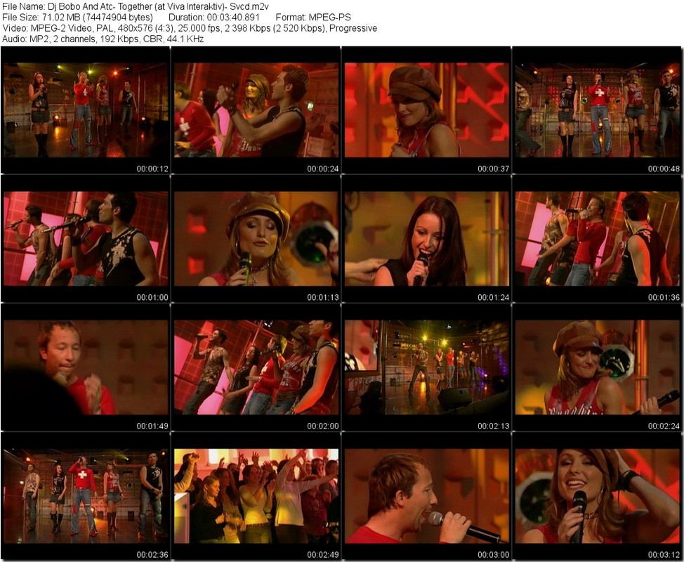 Dj Bobo And Atc- Together (at Viva Interaktiv)- Svcd.m2v_tn
