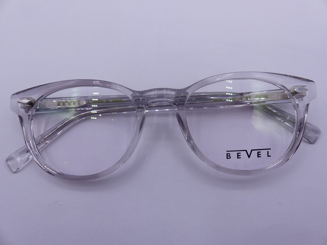 BEVEL 3648 HAPTON SMOKE CRYSTAL MENS EYEGLASSES FRAMES SIZE 50-18-140