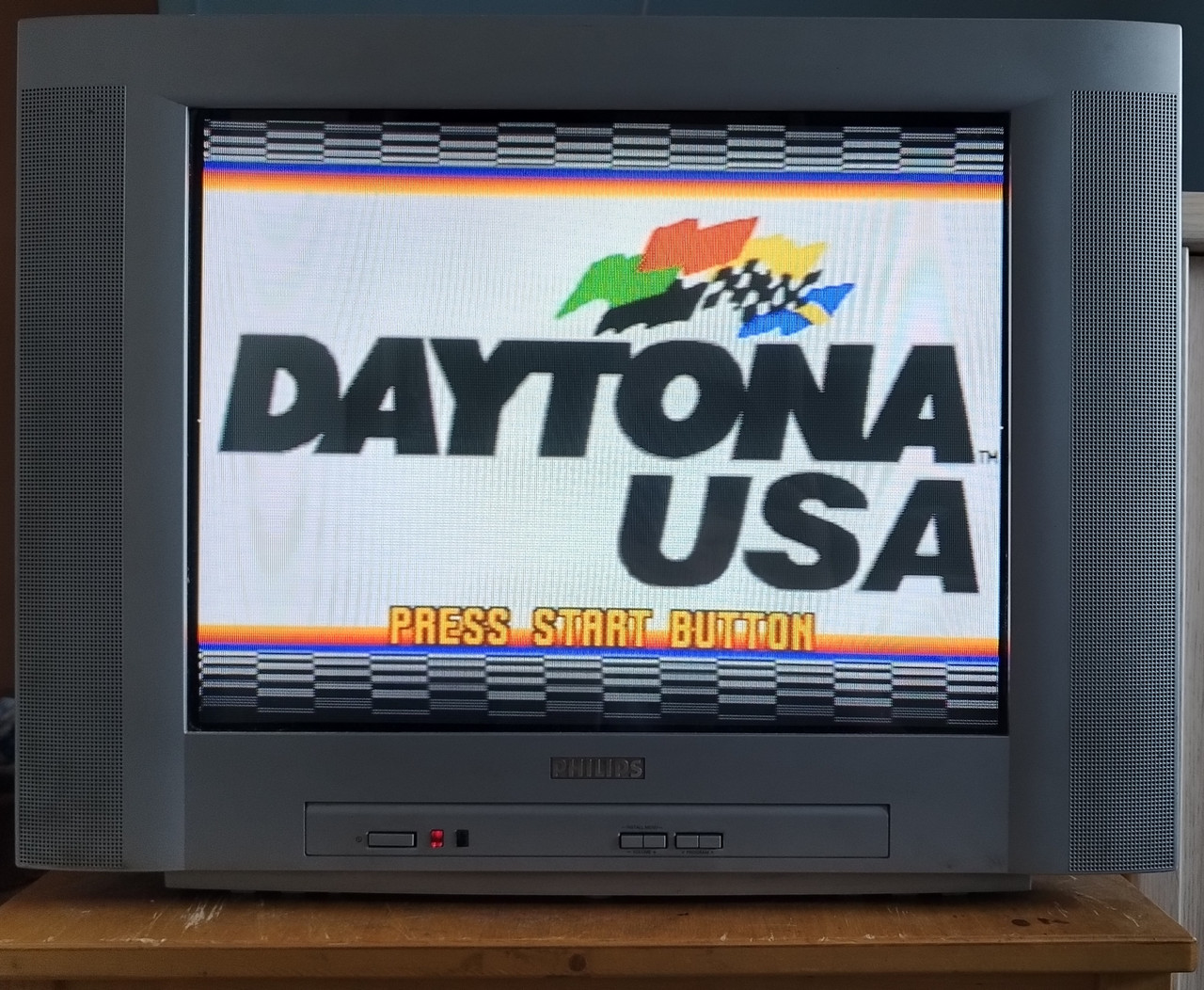 Ekran tytułowy gry Daytona USA