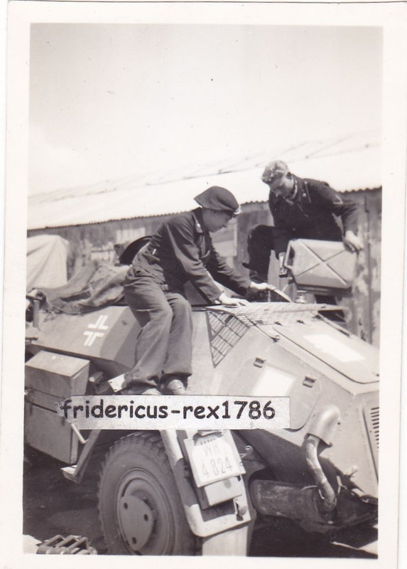 Foto Panzerspähwagen Panzer Tank Sd.Kfz. 221 Ken