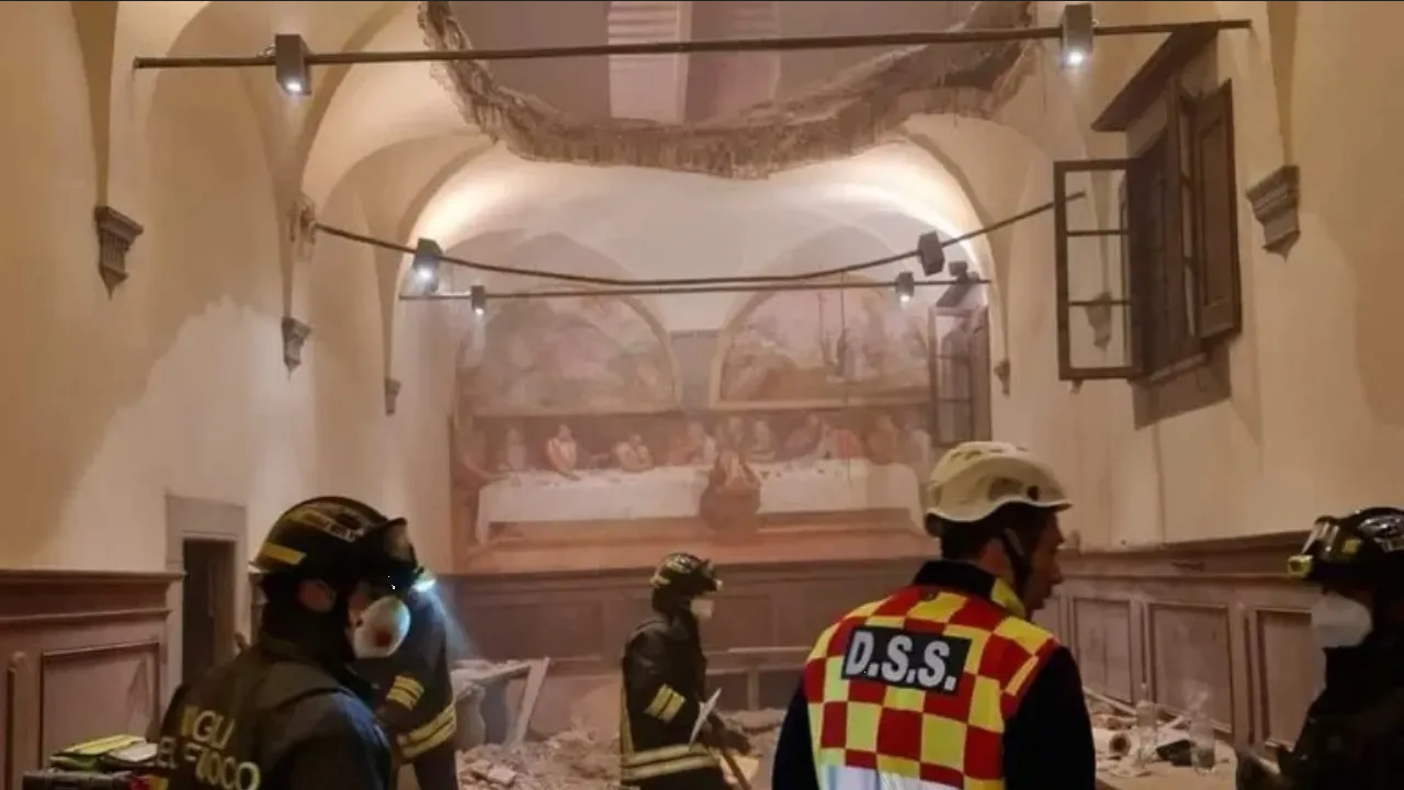 Derrumbe en una boda de Italia deja más de 30 heridos