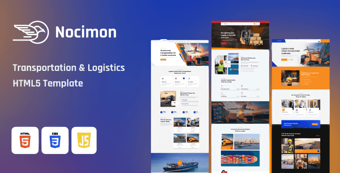 Nocimon – Transportation & Logistics HTML Template