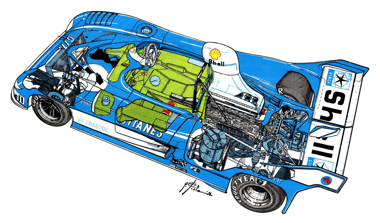 Matra 670C by Giorgio Piola