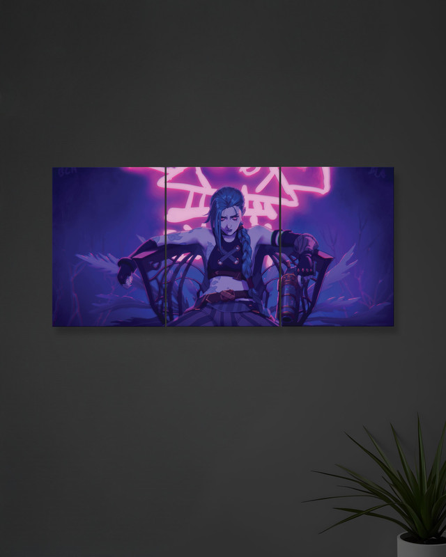 Jinx | Arcane | 3 Piece Split Posters