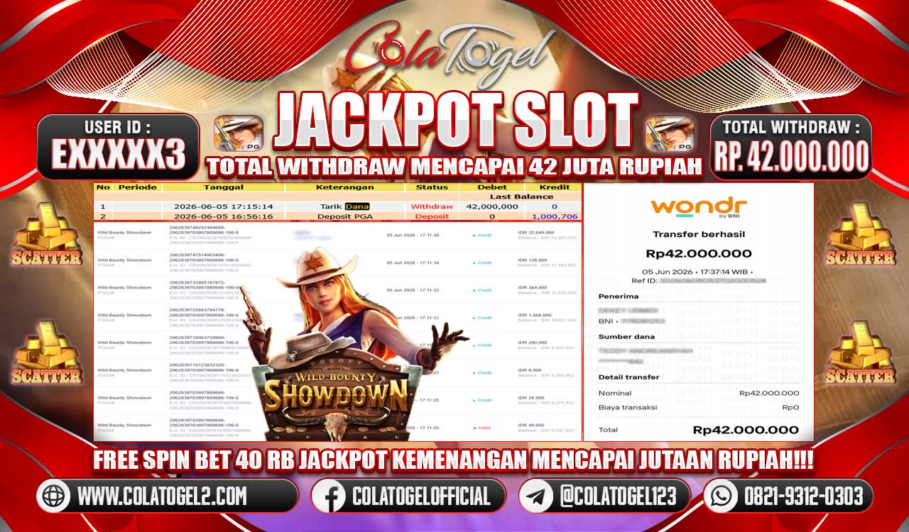 JACKPOT SLOT GACOR!!