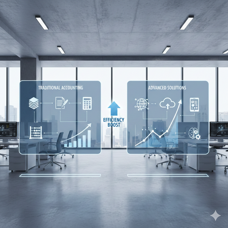 Comparação entre contabilidade tradicional e contabilidade estratégica da ATIVA Finance Consulting